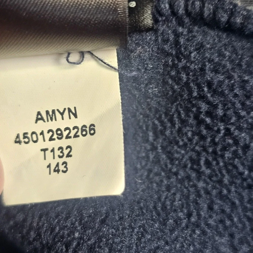The North Face Jacket Mens XL Blue Gray Polartec Fleece Full Zip Windbreaker